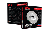 DBA 24-26 Ford Mustang (390mm Front Rotor) Rear 5000 Series Slotted Rotor (w/Black Hat)
