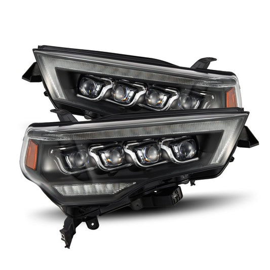 AlphaRex 14-22 Toyota 4Runner (2021 Req. Conv) NOVA LED Proj HL Blk w/Actv Light & Seq. Sig + SB DRL - Burkken Auto Parts