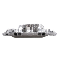 Edelbrock SBC Perf Air Gap Manifold Polished - Burkken Auto Parts