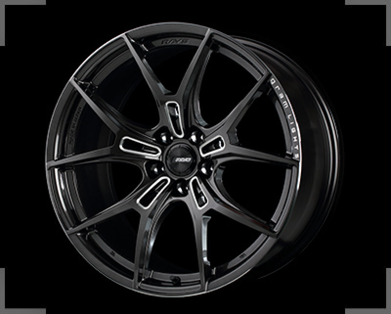 Gram Lights 57FXZ 20x10.0 +30 5x114.3 Super Dark Gunmetal and Machining Rim Edge DC Wheel - Burkken Auto Parts