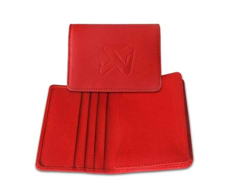 Akrapovic Business Card Holder - red - Burkken Auto Parts