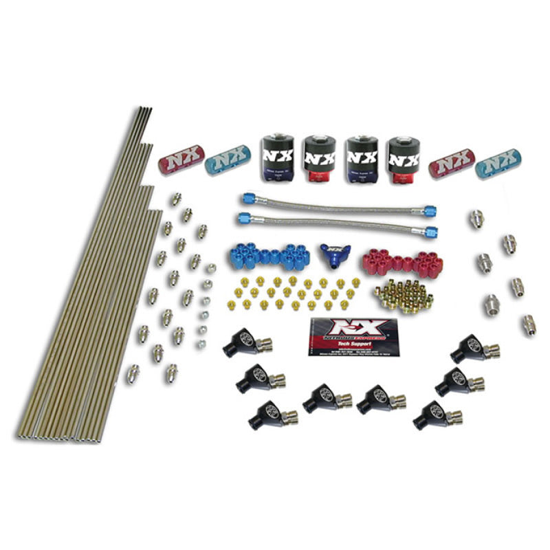 Nitrous Express 8 Cyl NXL Nozzle Intake Plumbing Kit (Incl Hardware) - Burkken Auto Parts