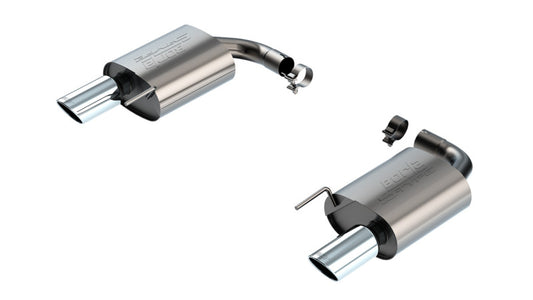Borla 2024-2025 Ford Mustang Eco Boost 2.3L S-Type Axle Back Exhaust w/ Chrome Tips - Burkken Auto Parts