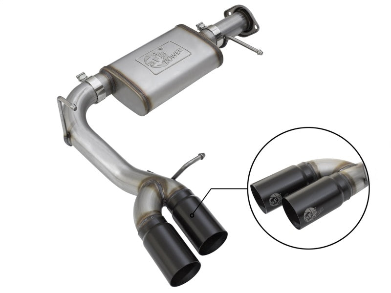aFe MACH Force-Xp 3in 409 SS Cat-Back Exhaust w/ Black Tips 17-18 GM Colorado/Canyon V6-3.6L - Burkken Auto Parts