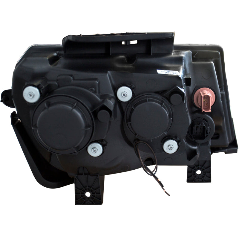 ANZO 2014-2015 Chevrolet Camaro Projector Headlights w/ U-Bar Black - Burkken Auto Parts