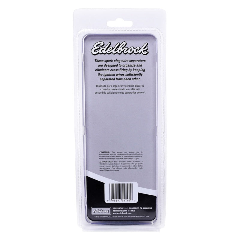 Edelbrock Spark Plug Wire Separators (SK005007) - Set of 6 - Burkken Auto Parts