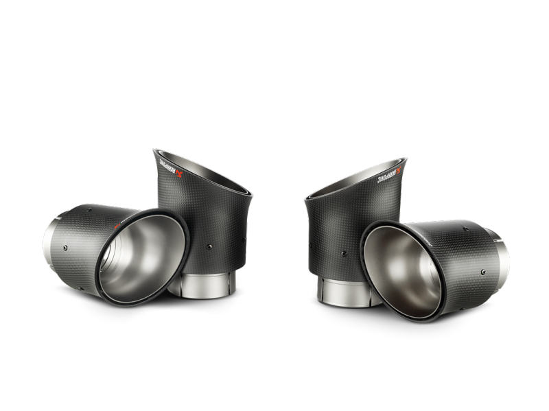 Akrapovic 14-17 Chevrolet Corvette Z06 (C7) Slip-On Line (Titanium) w/ Carbon Tips - Burkken Auto Parts
