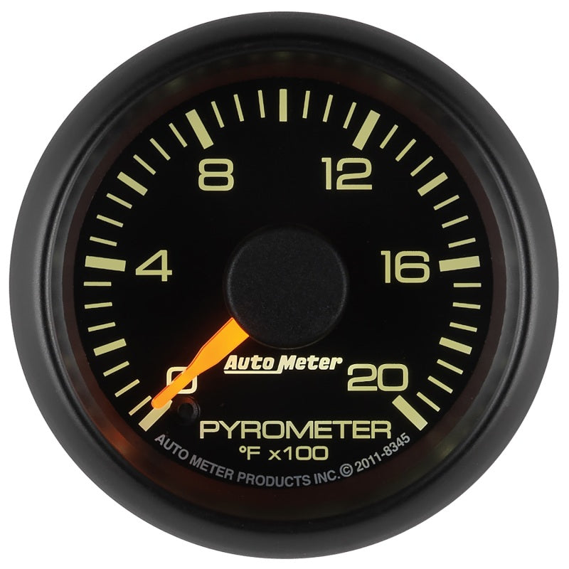 Autometer Factory Match Chevy 2-1/16in FSE 0-2000 Pyro Kit Gauge - Burkken Auto Parts