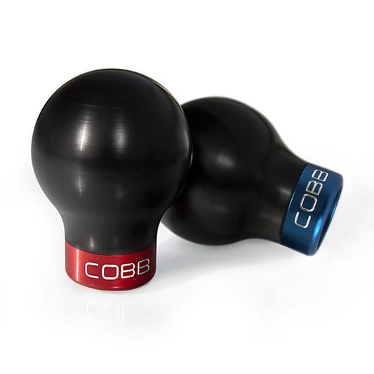 Cobb 08-15 Mitsubishi EVO X / 09-15 Ralliart Shift Knob - Stealth Black (Black/Black Base)