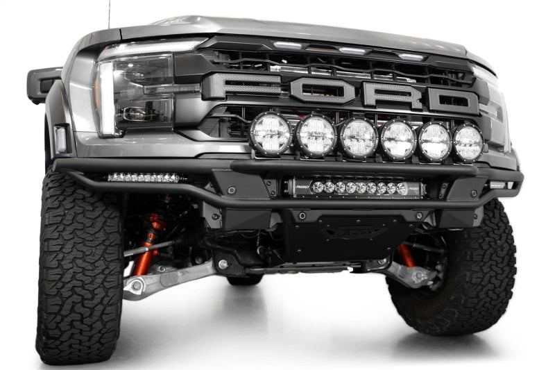 Addictive Desert Designs 2021-2024 Ford F-150 Raptor Race Series Front Bumper Light Hoop - Burkken Auto Parts