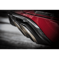 Akrapovic 2014 Porsche Macan Turbo (95B) Evolution Line Cat Back (Titanium) w/ Carbon Fiber Tips - Burkken Auto Parts