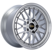 BBS LM 18x10 5x130 ET65 CB71.6 Diamond Silver Center Diamond Cut Lip Wheel - Burkken Auto Parts