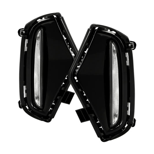 Spyder 19-21 Toyota RAV4 OEM Full LED Fog Light w/ Switch - Clear (FL-TRAV419-LED-C)