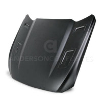 Anderson Composites 15-17 Ford Mustang (Excl. GT350/GT350R) Type-GTH Style Hood Fiberglass - Burkken Auto Parts