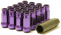 Wheel Mate Muteki SR48 Open End Lug Nuts - Purple 12x1.25 48mm