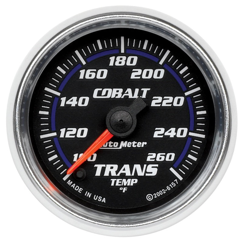 Autometer Cobalt 52mm 100-260 Deg F Electronic Trans Temp Gauge - Burkken Auto Parts