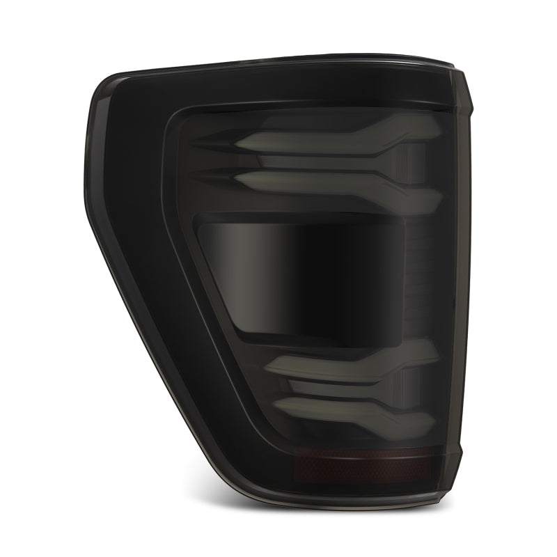 AlphaRex 21-23 Ford F-150 LUXX LED Taillights - Black w/ BLIS - Burkken Auto Parts