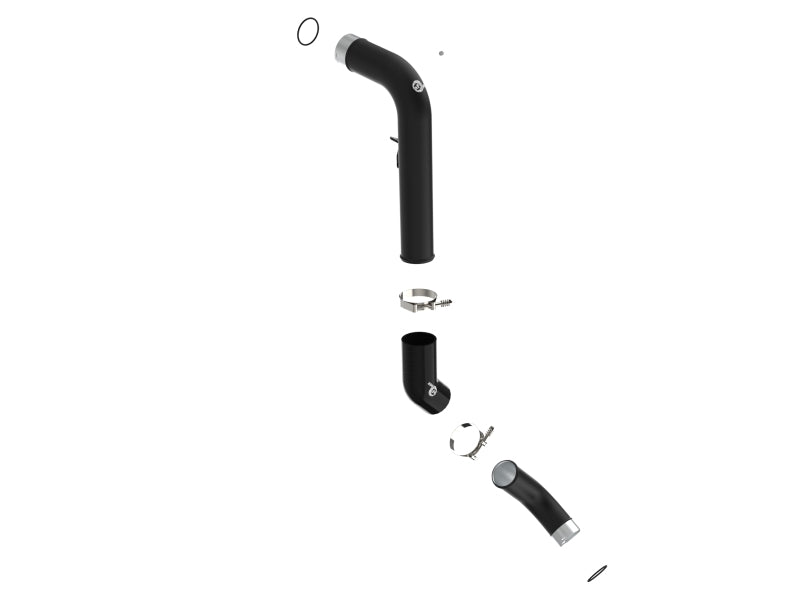 aFe RAM 1500 20-22 V6-3.0L (td) BladeRunner 3 IN Aluminum Cold Charge Pipe Black - Burkken Auto Parts