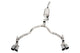 Corsa 2021-2025 Suburban/GMC Yukon XL 6.2L 4WD Dual Rear 3/2.75in Sport Cat-Back DW 4in Pol Tips - Burkken Auto Parts