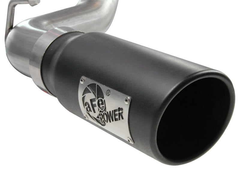 aFe MACHForce XP Exhausts Cat-Back SS-409 EXH CB Toyota Tacoma 05-13 V6-4.0L (Blk Tip) - Burkken Auto Parts