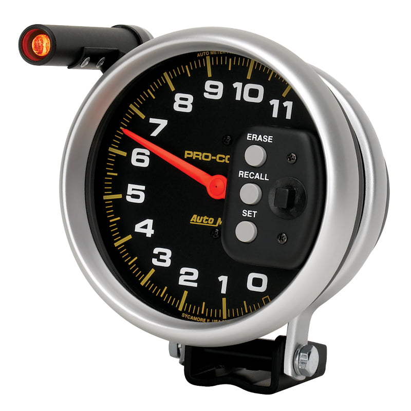 Autometer 5 inch 11000 RPM Single Range w/ Pro-Comp 2 & Memory Tachometer - Burkken Auto Parts