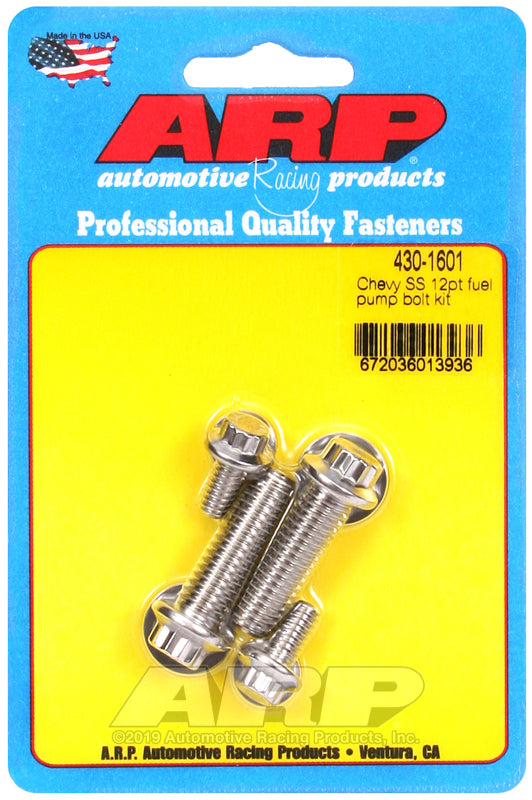 ARP Chevy SS 12pt Fuel Pump Bolt Kit - Burkken Auto Parts