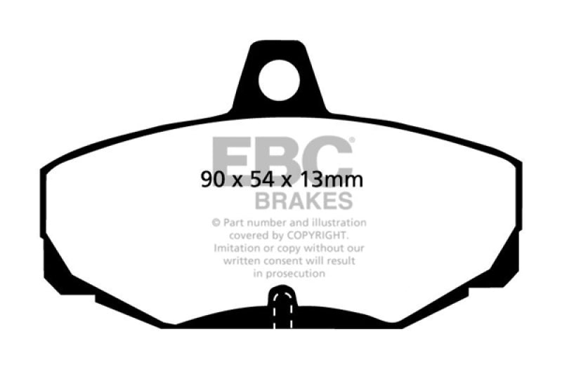 EBC 96-00 Ac Ace 5.0 Greenstuff Rear Brake Pads - Burkken Auto Parts