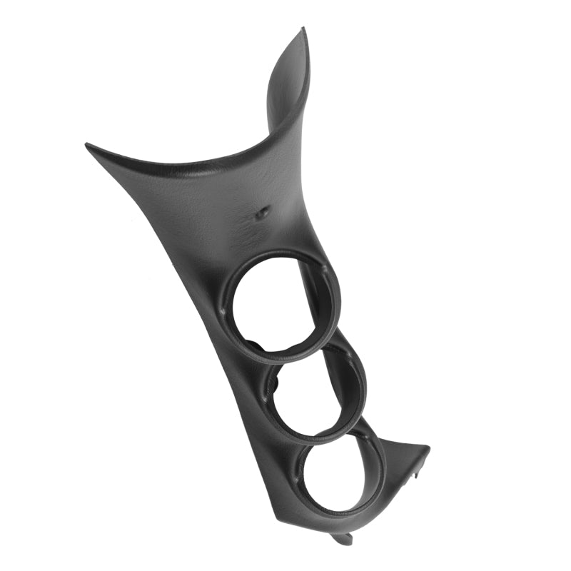 Autometer 07-12 Chevy Silverado/Duramax / 07-12 GMC Sierra/Duramax w/ Speaker Blk Triple Pillar Pod - Burkken Auto Parts