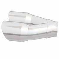 MagnaFlow Double Wall 3in Dual Round Polished Tip 2.25in Inlet - Burkken Auto Parts