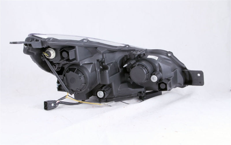 ANZO 2010-2014 Subaru Outback Projector Headlights w/ U-Bar Black - Burkken Auto Parts