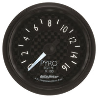 Autometer GT Series 52mm Full Sweep Electronic 0-1600 Deg F EGT/Pyrometer Gauge - Burkken Auto Parts