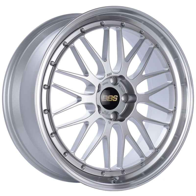BBS LM 21x9 5x120 ET32 Diamond Silver Center Diamond Cut Lip Wheel -82mm PFS/Clip Required - Burkken Auto Parts