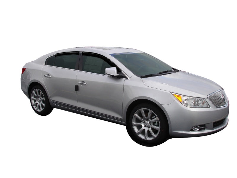 AVS 10-16 Buick Lacrosse Ventvisor Outside Mount Window Deflectors 4pc - Smoke - Burkken Auto Parts