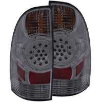 ANZO 2005-2015 Toyota Tacoma LED Taillights Smoke - Burkken Auto Parts