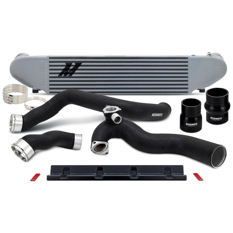 Mishimoto 2024+ Ford Mustang 2.3L EcoBoost Performance Intercooler Kit -  Silver/Black - Burkken Auto Parts