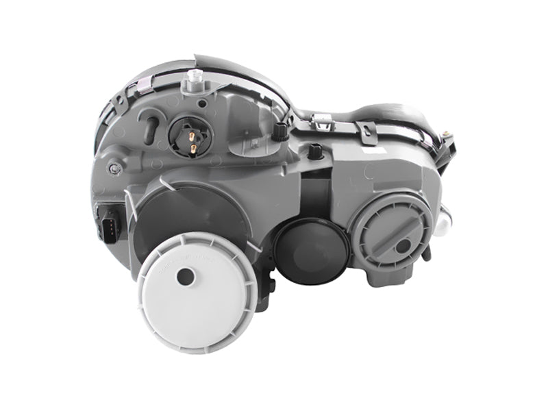 ANZO 1999-2002 Mercedes Benz E Class W210 Projector Headlights Chrome - Burkken Auto Parts