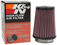 K&N Filter Universal Rubber Filter 3  Flange 4 1/2 Base inch 3 1/2 inch Top 5 3/4 inch Height - Burkken Auto Parts