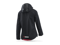 Akrapovic Womens Corpo Rain Jacket Black - 2XL - Burkken Auto Parts