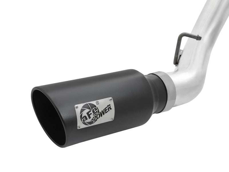 aFe Atlas Exhaust 4in Dual DPF-Back Al Steel w/ Black Tips 16-17 GM Diesel Truck V8-6.6L (td) LML - Burkken Auto Parts