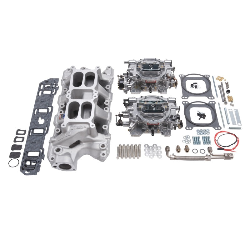Edelbrock Dual Quad Kit RPM Air-Gap 289-302 Ford - Burkken Auto Parts