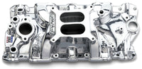 Edelbrock SBC Performer Eps Polished Manifold - Burkken Auto Parts