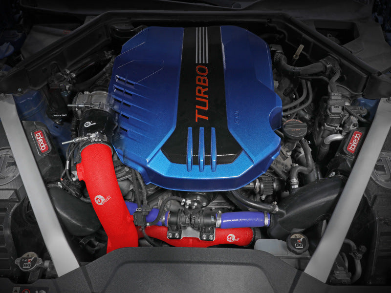 AFE 2018-2020 Kia Stinger 19-22 G70 BladeRunner 3in Aluminum Hot Charge Pipe Red - Burkken Auto Parts