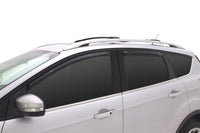 AVS 13-18 Ford Escape Ventvisor In-Channel Front & Rear Window Deflectors 4pc - Smoke - Burkken Auto Parts