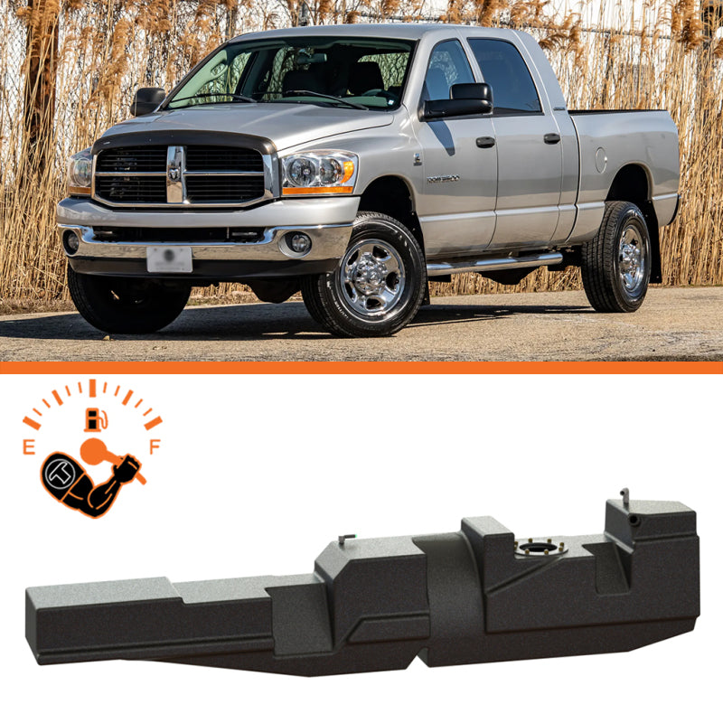Titan Fuel Tanks 06-12 RAM 2500/3500 Cummins Mega Cab Short Bed 52 Gallon XXL Mid-Ship Fuel Tank - Burkken Auto Parts