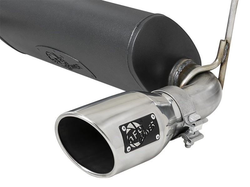 Rebel Series 2.5in 304 SS Cat-Back Exhaust w/ Polished Tips 2018+ Jeep Wrangler (JL) V6 3.6L - Burkken Auto Parts