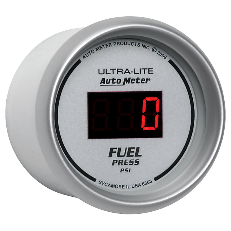 Autometer Ultra-Lite 52MM 5-100 PSI Digital Fuel Pressure Gauge - Burkken Auto Parts