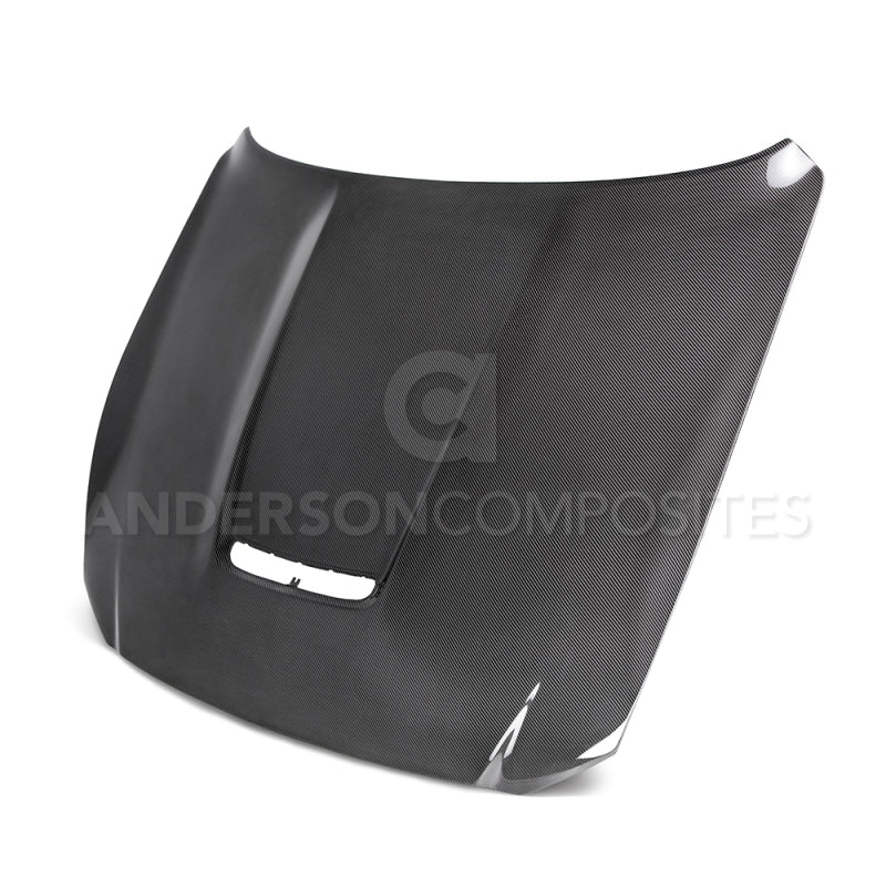 Anderson Composites 2015-2017 Ford Mustang Shelby GT350 Double Sided Carbon Fiber Hood - Burkken Auto Parts