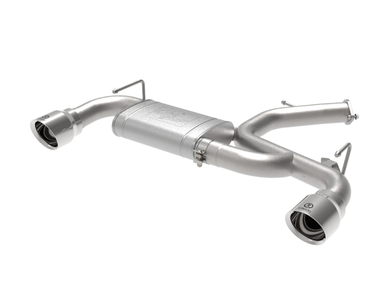 aFe Power Axle Back Exhaust - 19-20 Hyundai Veloster N L4-2.0L (t) w/ Polished tips - Burkken Auto Parts