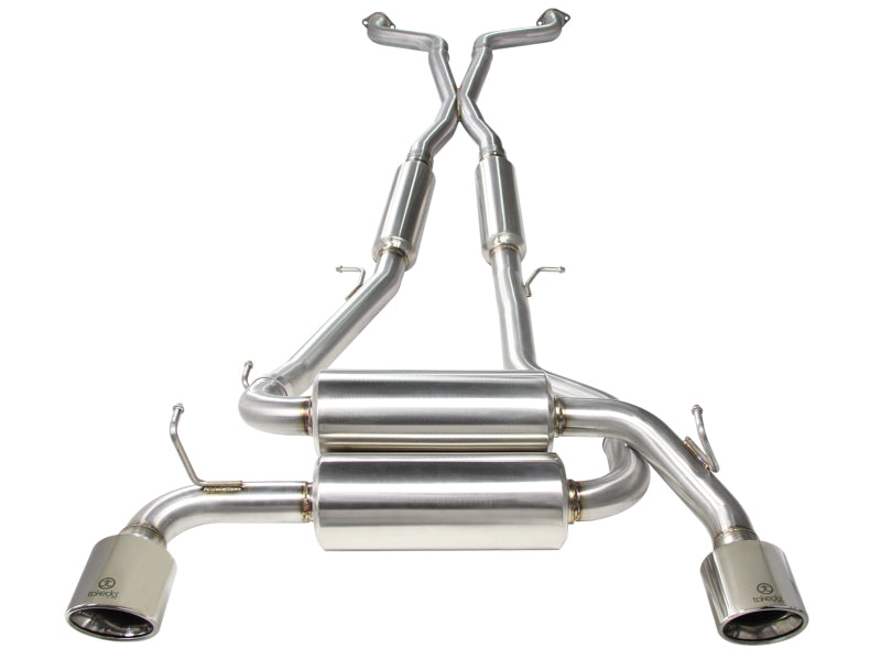 aFe Takeda 2-1/2in 304SS Cat-Back Exhaust Infiniti G37 08-13/Q60 14-15 V6-3.7 w/ Polished Tips - Burkken Auto Parts