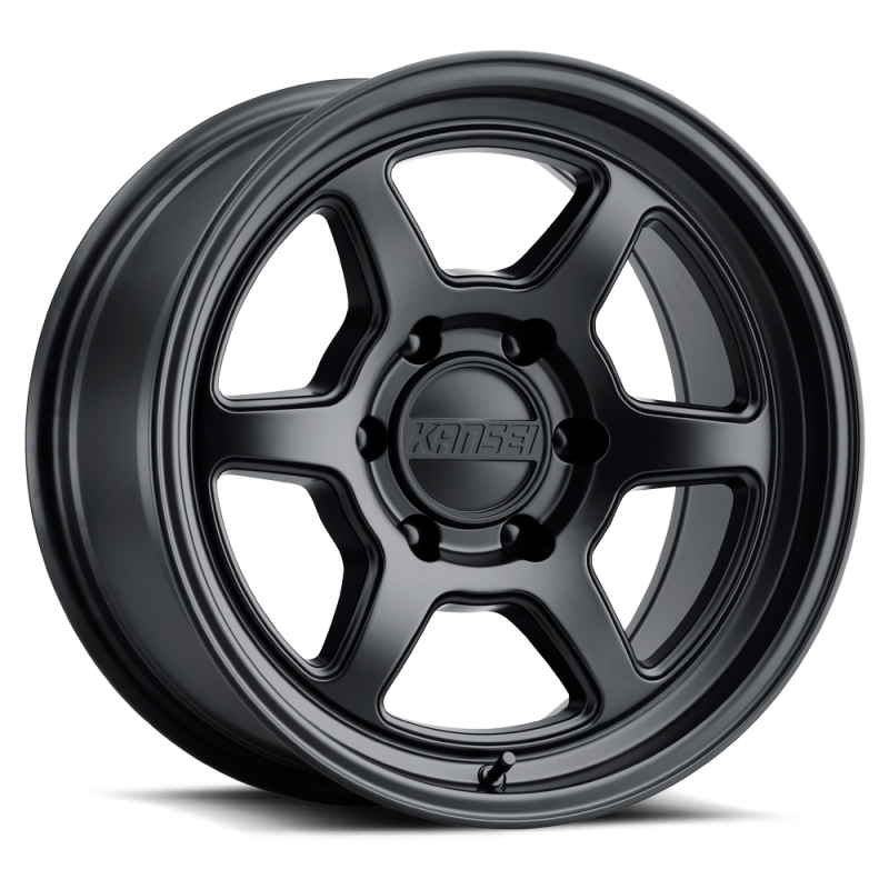 Kansei K14MB Roku 17x8.5in / 5x150 BP / 0mm Offset / 110.3mm  Bore - Matte Black - Burkken Auto Parts